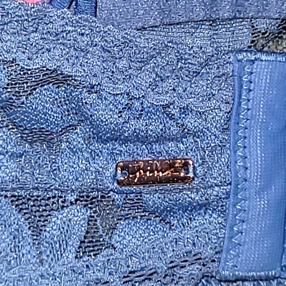 🔥Pink - Victoria's Secret Blue Bralette/bra Push - up - Picture 3 of 4